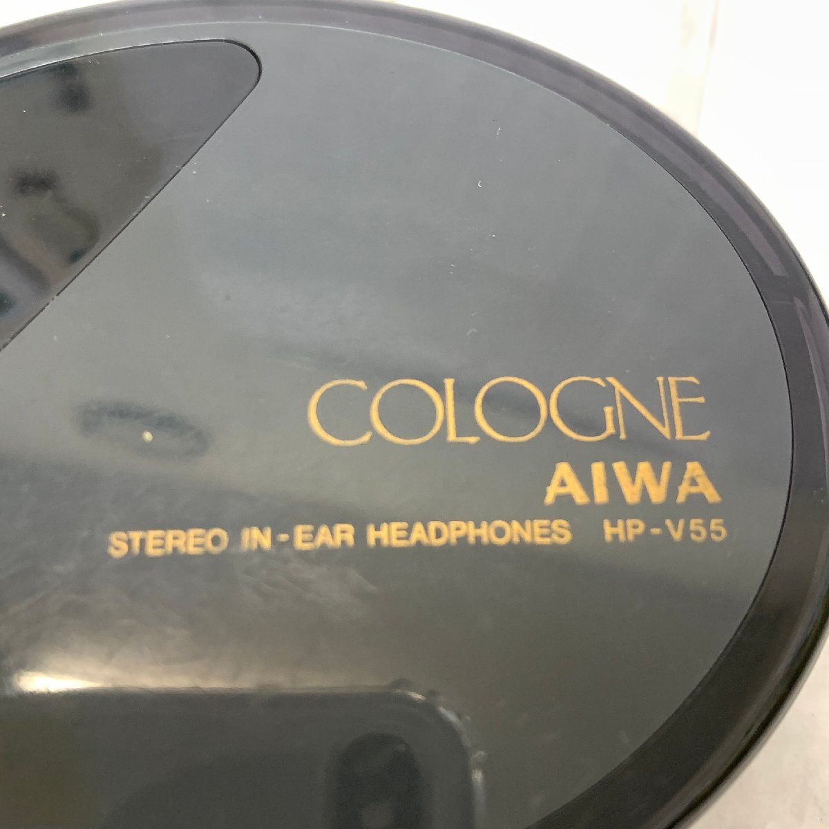 s001 A3.1 хранение товар AIWA Aiwa HP-V55 COLOGNE stereo in-ear headphones труба ho n наматывать брать . слуховай аппарат наушники подлинная вещь редкость 
