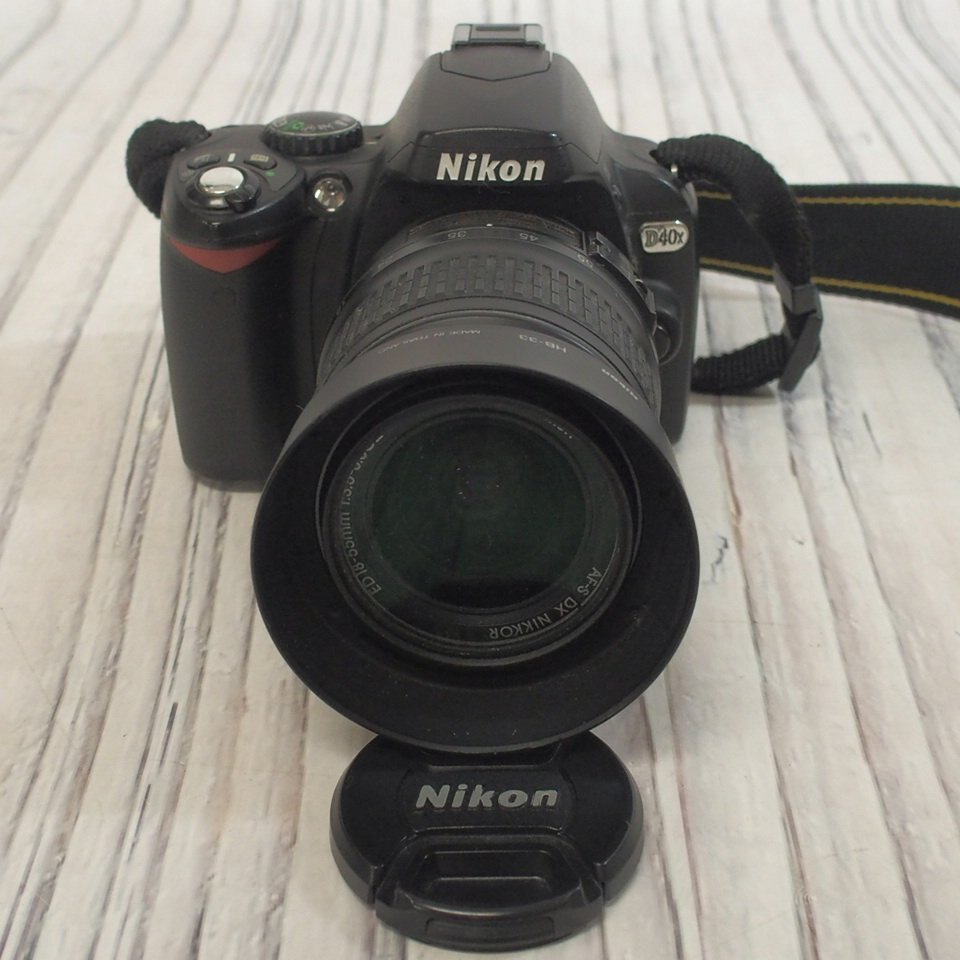 f002 Y3 ニコン Nikon D40X デジタル一眼レフカメラ/レンズ AF-S DX NIKKOR ED18-55mm 1:3.5-5.6GⅡ 動作未確認_画像2