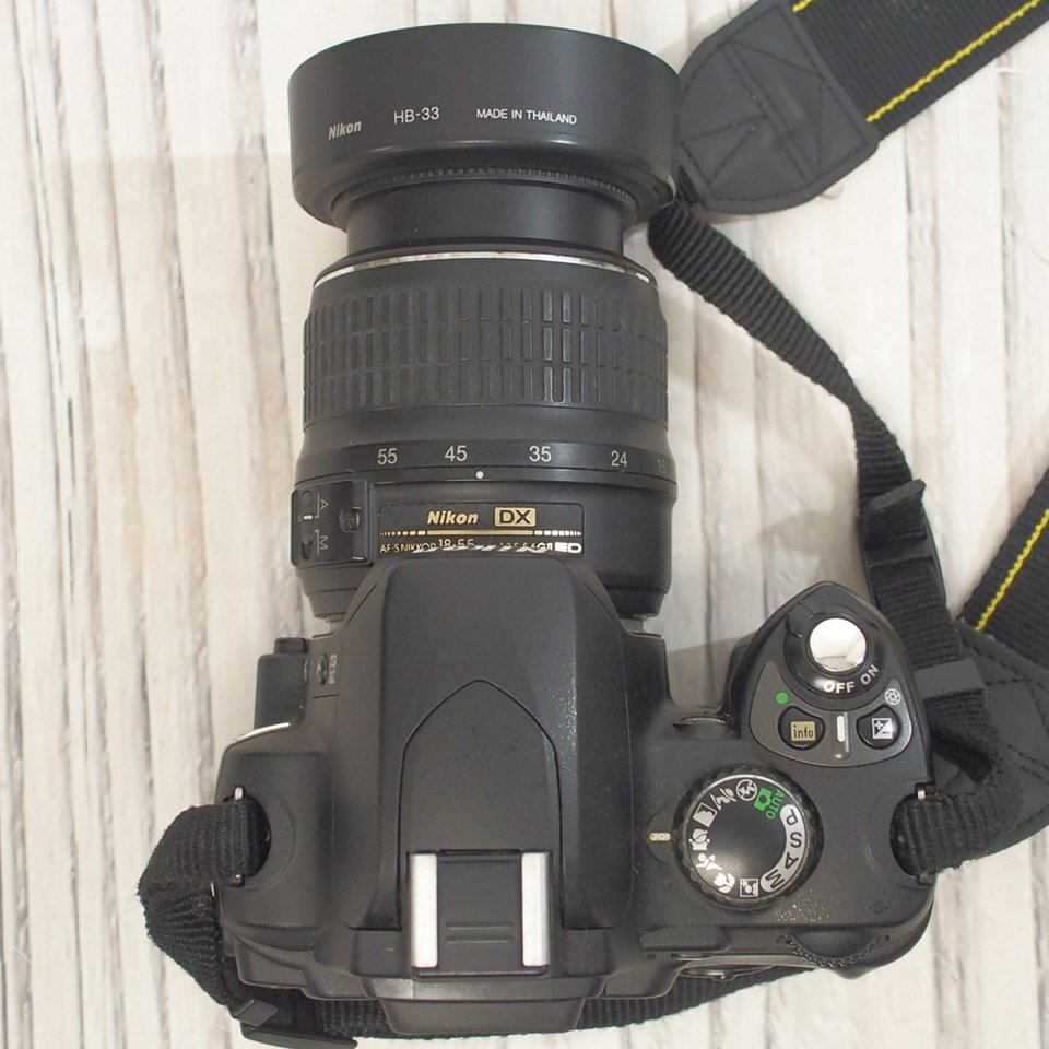 f002 Y3 ニコン Nikon D40X デジタル一眼レフカメラ/レンズ AF-S DX NIKKOR ED18-55mm 1:3.5-5.6GⅡ 動作未確認_画像6