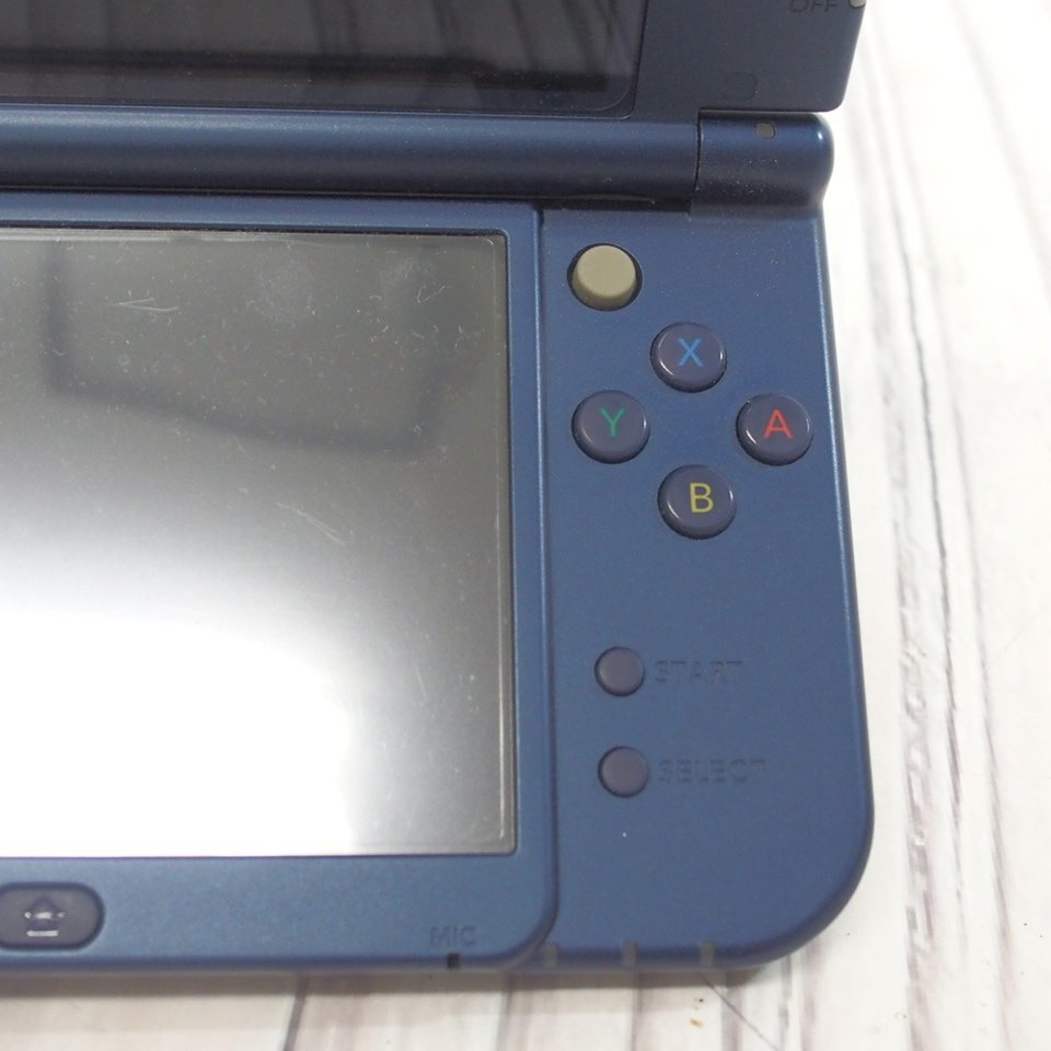 f002 Z5 Nintendo 3DSLL RED-001 new Nintendo metallic blue nintendo game machine body only operation not yet verification 