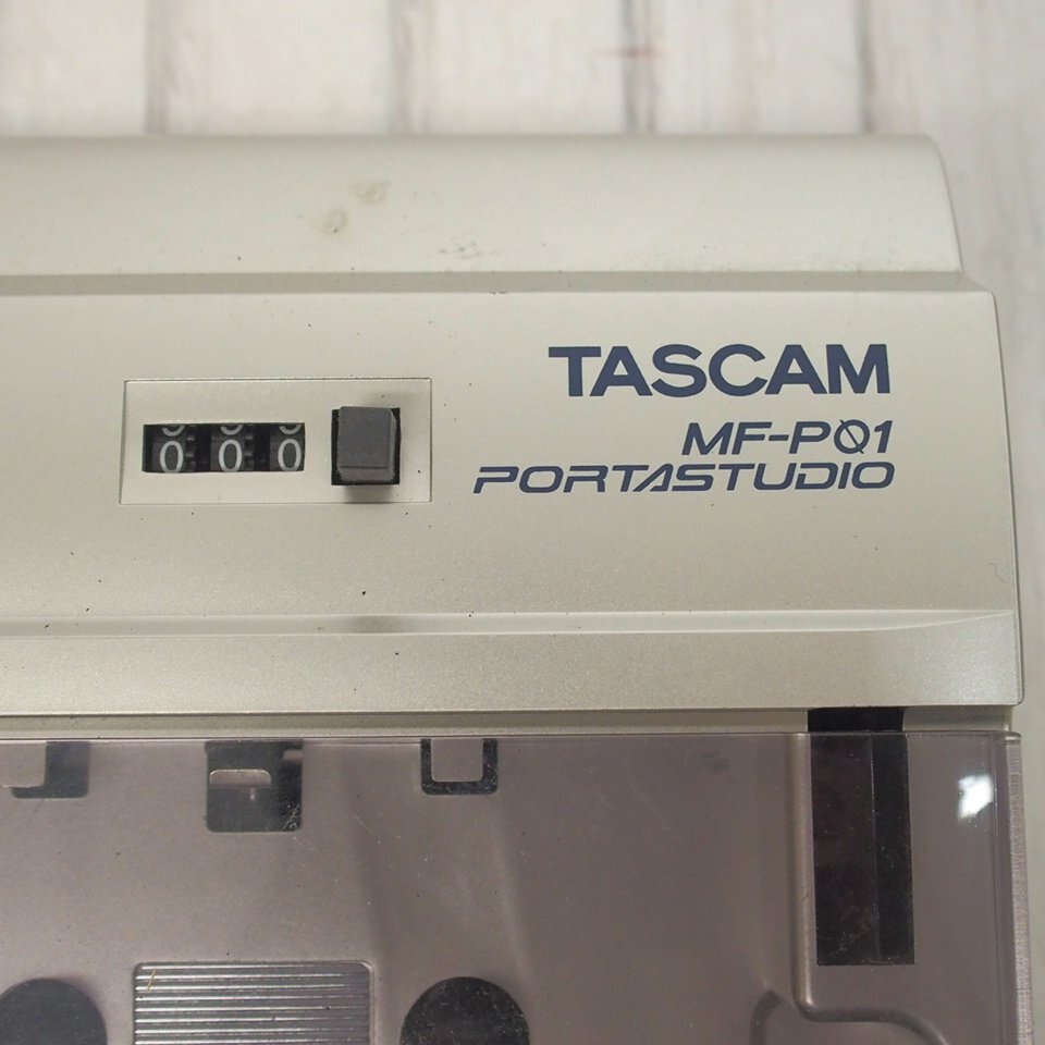 f002 E2 TASCAM PORTASTUDIO MF-P01 タスカム ポータスタジオ マルチトラックレコーダー カセット 本体のみ 通電確認済み_画像3