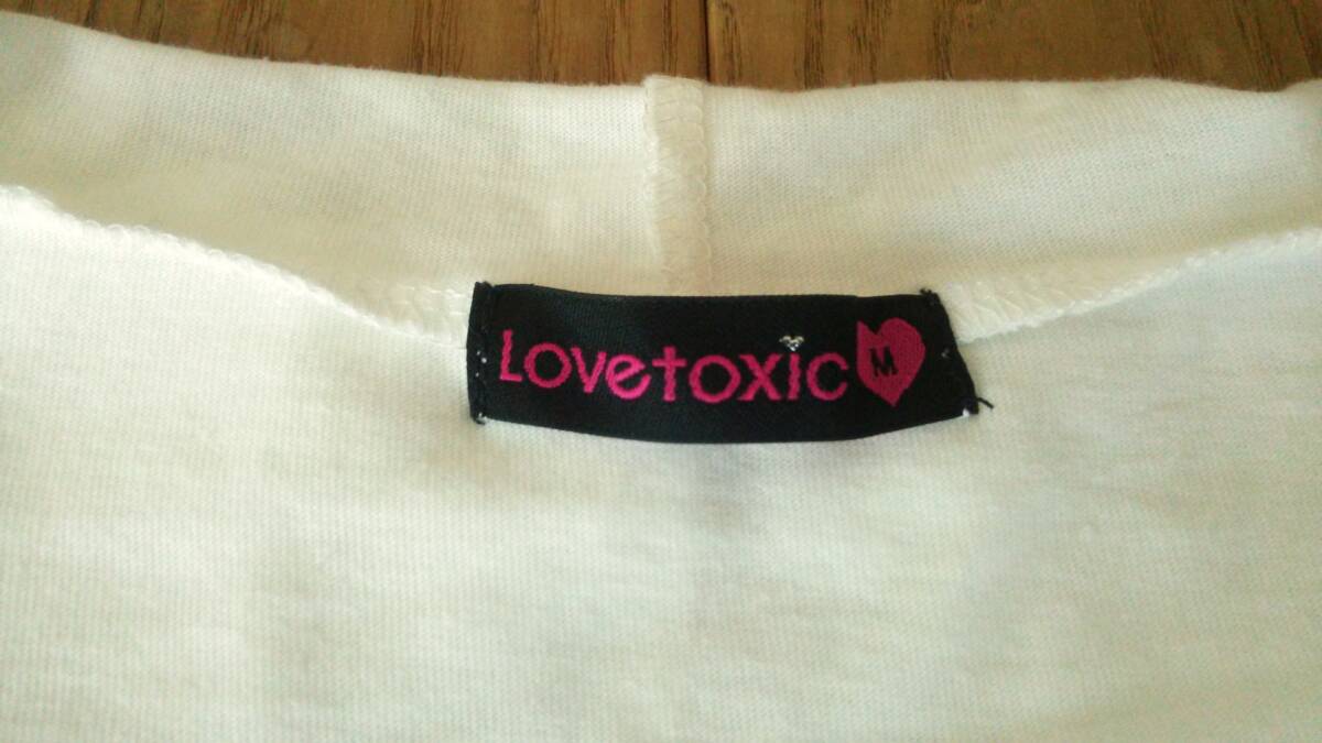 LOVETOXIC　ラブトキシック　ロゴフードつきTシャツ　M　150_画像2