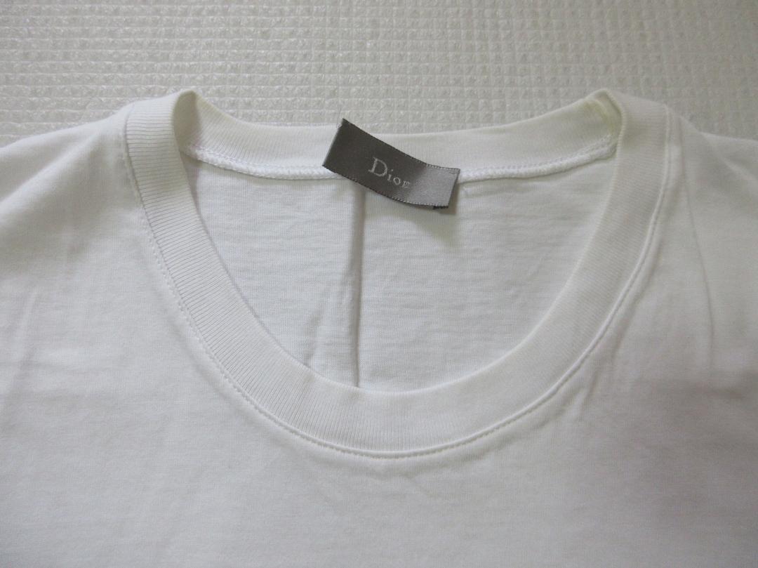 (846)Dior ディオール DIOR HOMME 半袖 Tシャツ 白 XS_画像3