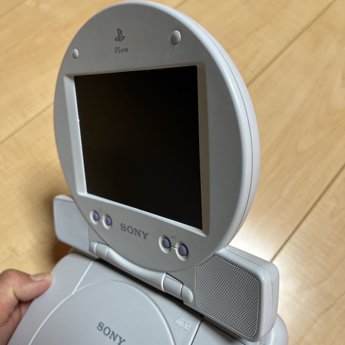 ★ソニー純正品★送料520円★PSone(SCPH-100)用★LCD液晶モニター(品番:SCPH-130)★モニターのみ★画面のバックライト不点灯(とても暗い)の画像3