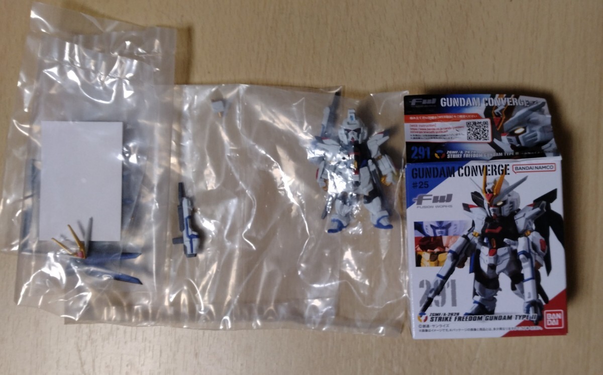  внутри пакет нераспечатанный FW GUNDAM CONVERGE #25 Strike freedom Gundam . тип p громкий Defender комплект темно синий балка ji