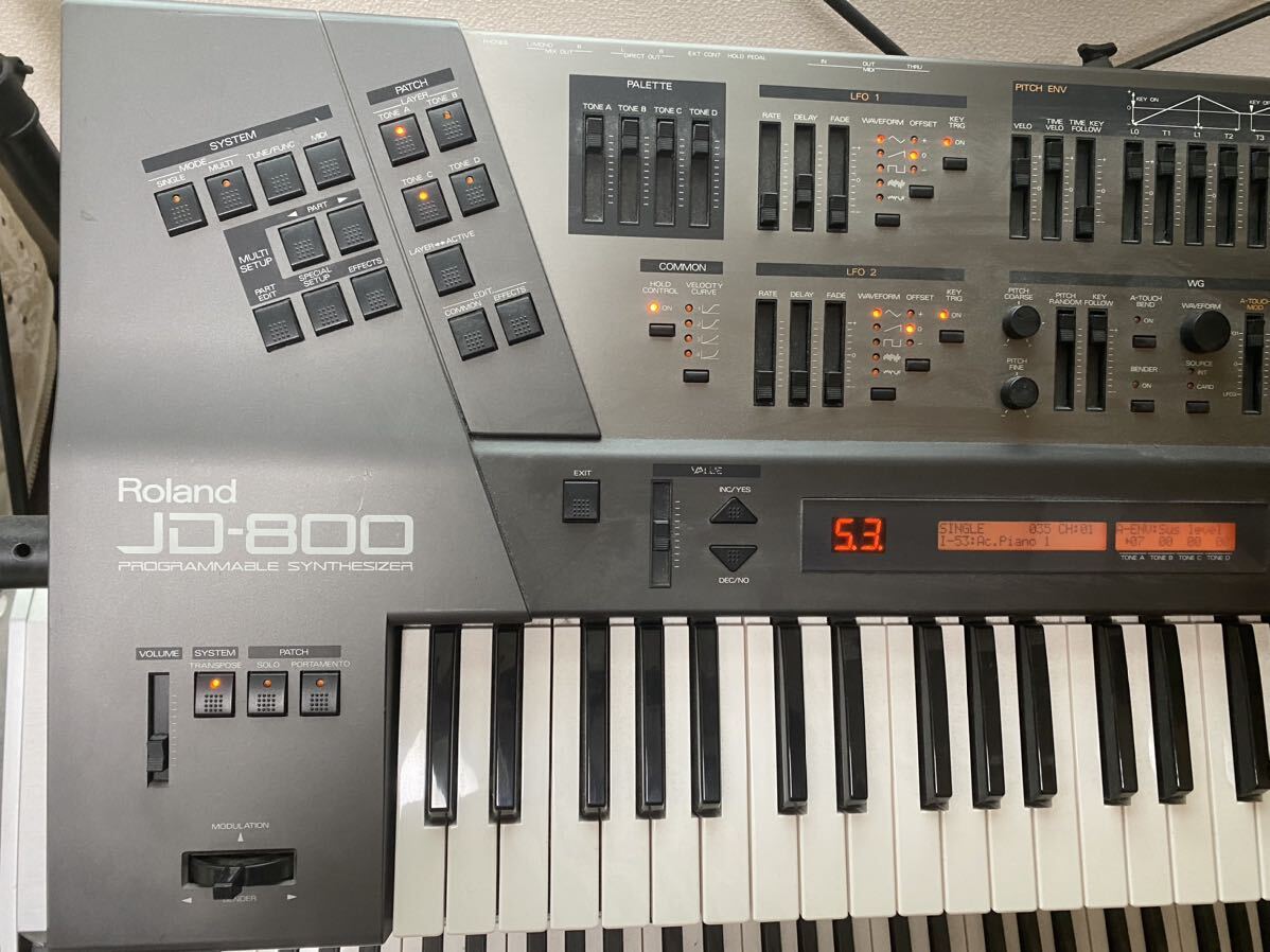 Roland JD-800 シンセサイザーローランドの画像3