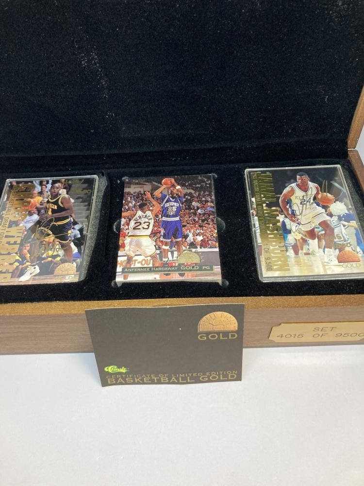 DRAFT PICKS 1993 BASKETBALL DRAFT GOLD LIMITED EDITION SET NO.4015 of 9500 　14424_画像1