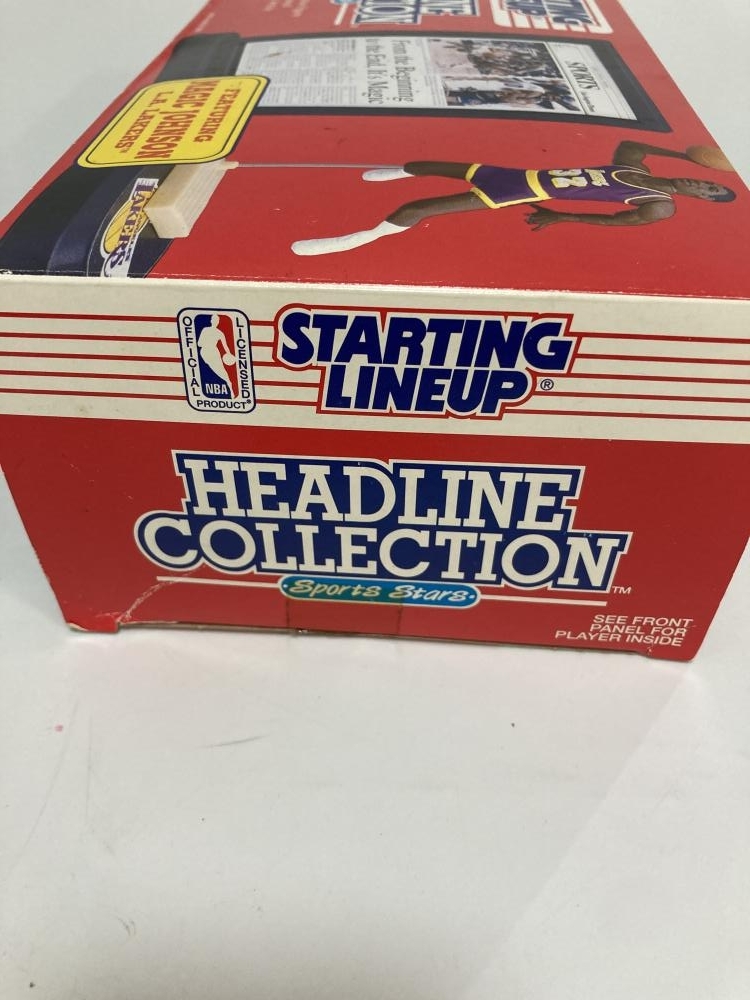 STARTING LINEUP HEAD LINE COLLECTION FEATURING MAJIC JOHNSON LAKERS 14433