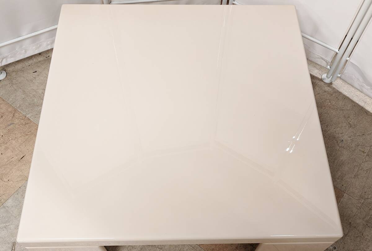  HUKURA 日本フクラ リビングテーブル センターテーブル ローテーブル 830×830mm 正方形_画像7