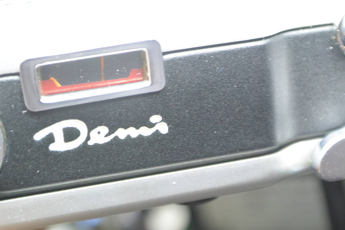 美品 分解整備済 CanonDemi デミ モルト張替済 レンズキャップ・フィルター・ストラップ付 の画像9