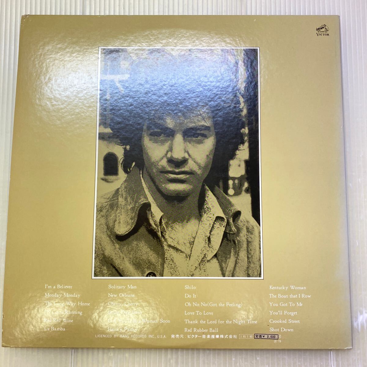 【同梱可】☆彡　ニール・ダイアモンド　　☆　ダブルゴールド　(2LP)　☆061006★　MCA-9214～15_画像2