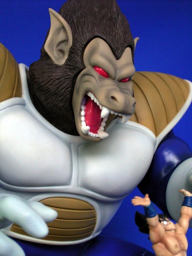 【美品】『ドラゴンボールZ 大猿べジータ ジオラマモデル 孫悟空 元気玉Ver. 』ZEEM ジーマ フィギュアの画像4