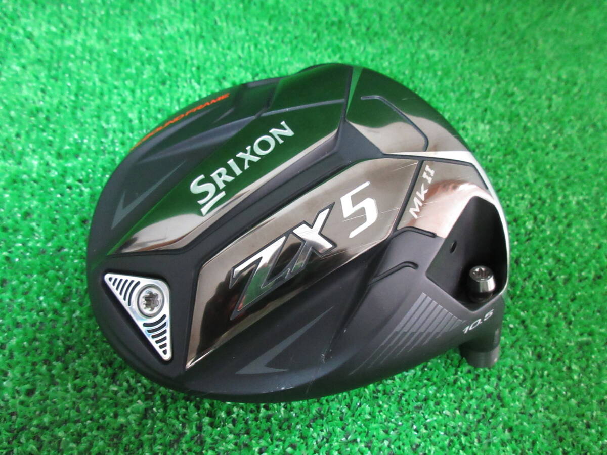 6991【DUNLOP】SRIXON ZX5 Mk2 1W 10.5度 ヘッド単品 ヘッドカバー,レンチ付き ダンロップ スリクソン MkⅡ ドライバー 中古ヘッド_画像1