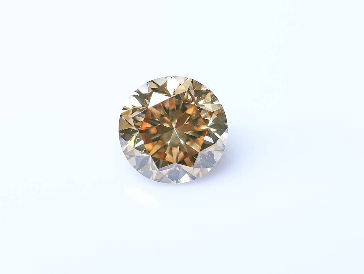 【１００円～】VS1！0.540ct 天然ダイヤ Fancy Brown（ナチュラルカラー）の画像2