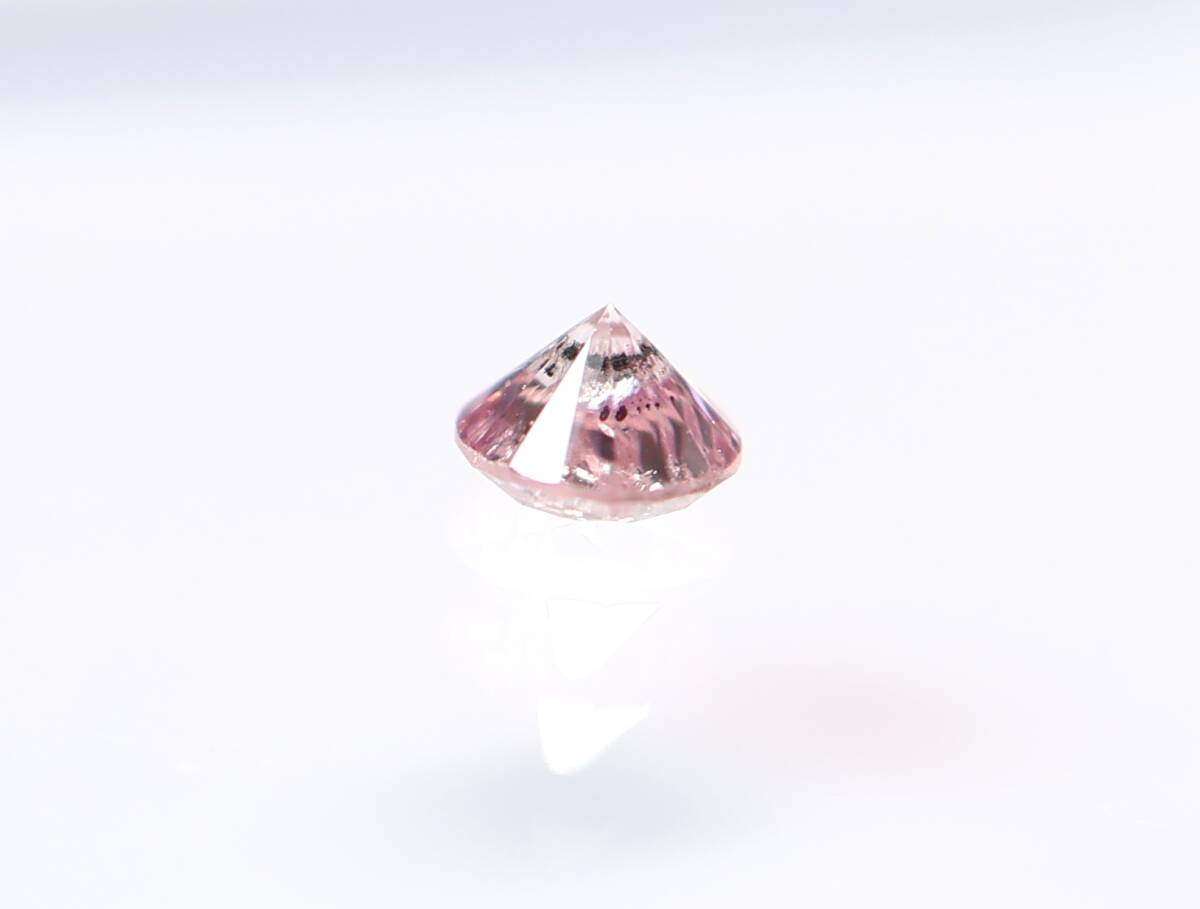 【100円～】0.116ct 天然ダイヤ Fancy Intense Purplish Pink (ナチュラルカラー) I1_画像4