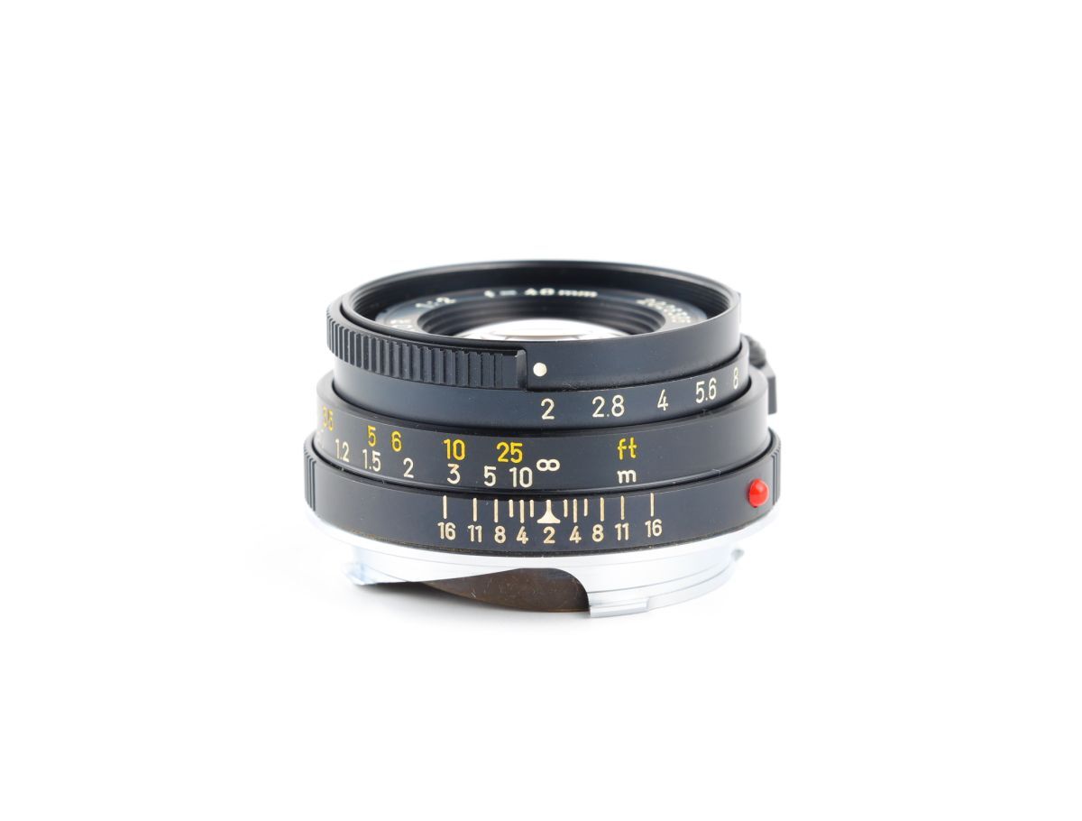 06773cmrk MINOLTA M-ROKKOR 40mm F2 single burnt point standard lens Leica M mount 