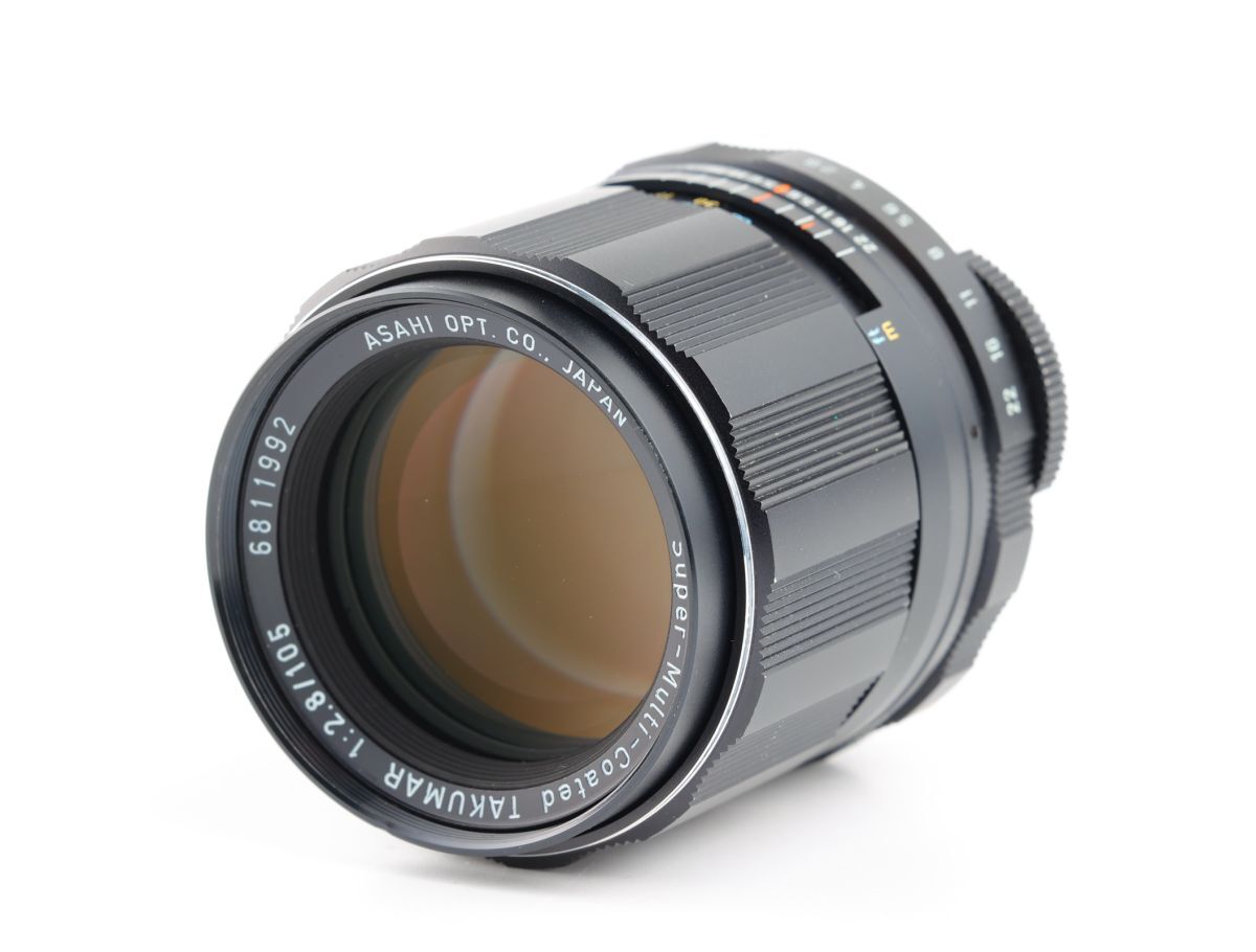 06861cmrk PENTAX Super-Multi-Coated TAKUMAR 105mm F2.8 単焦点 標準レンズ M42マウント_画像8