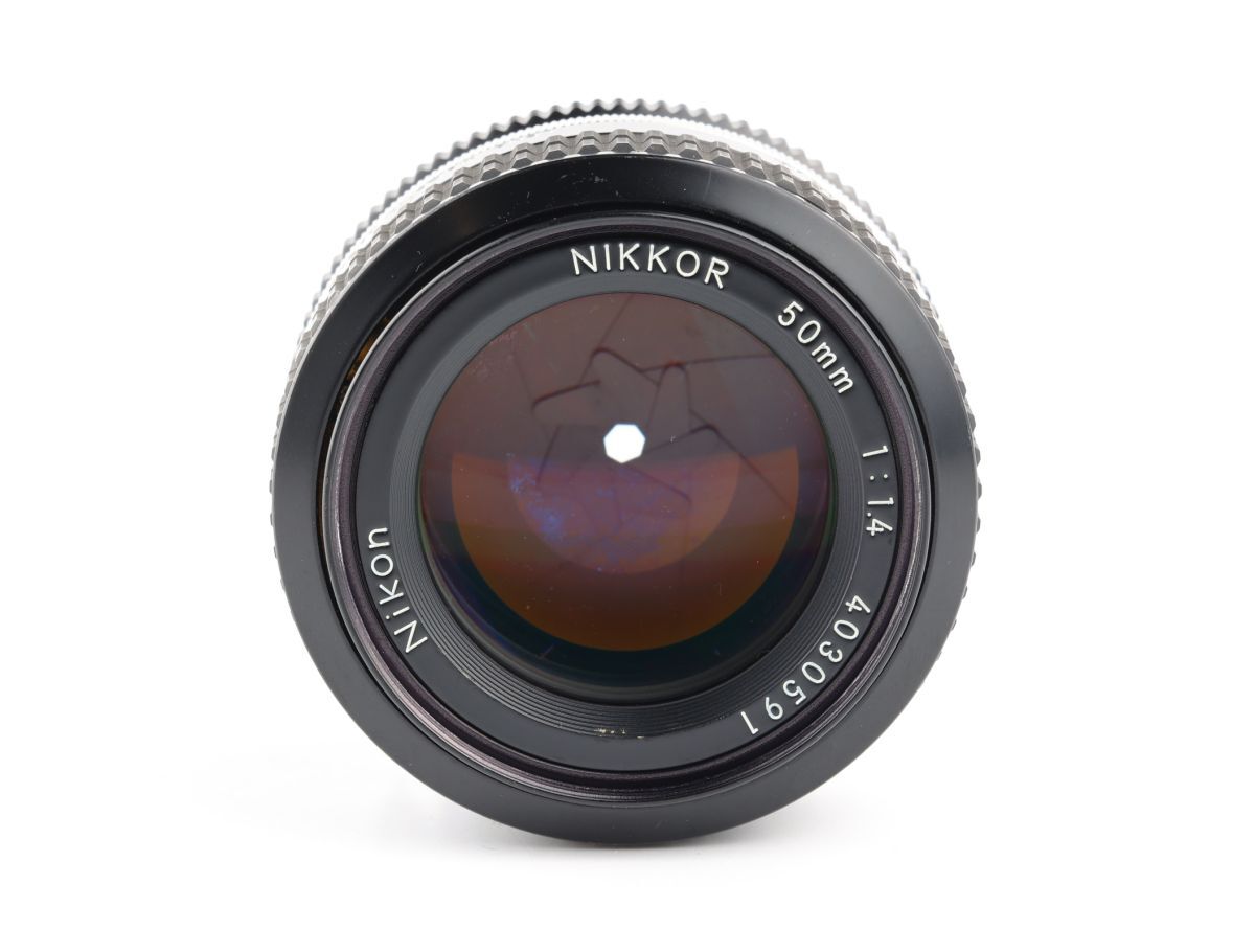06863cmrk Nikon Ai NIKKOR 50mm F1.4 単焦点 標準レンズ Fマウント_画像6