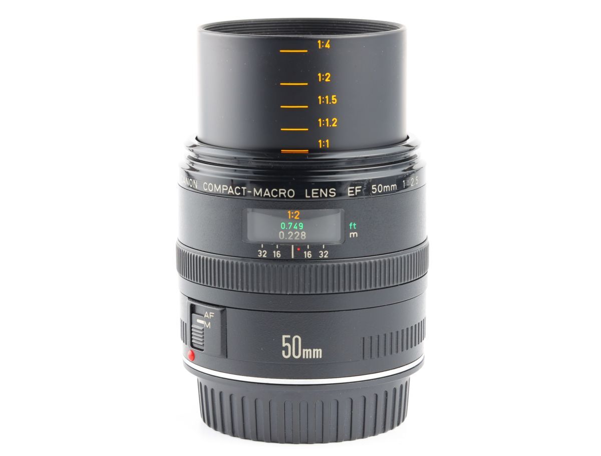 06880cmrk Canon COMPACT-MACRO LENS EF 50mm F2.5 single burnt point macro lens EF mount 