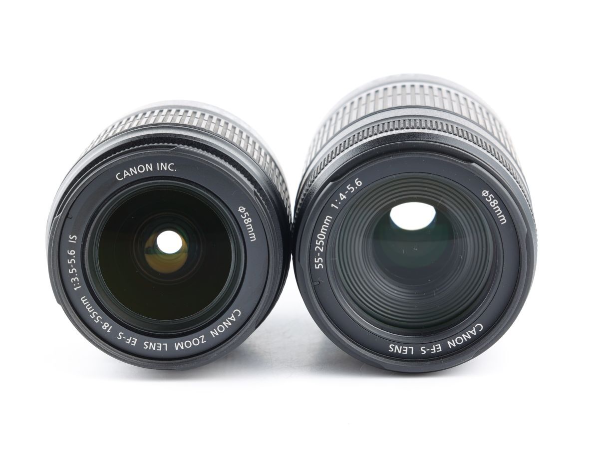 07152cmrk Canon EOS Kiss X4 + EF-S 18-55mm IS EF-S55-250mm IS ダブルズームレンズ 1800万画素 APS-C デジタル一眼レフカメラ_画像8