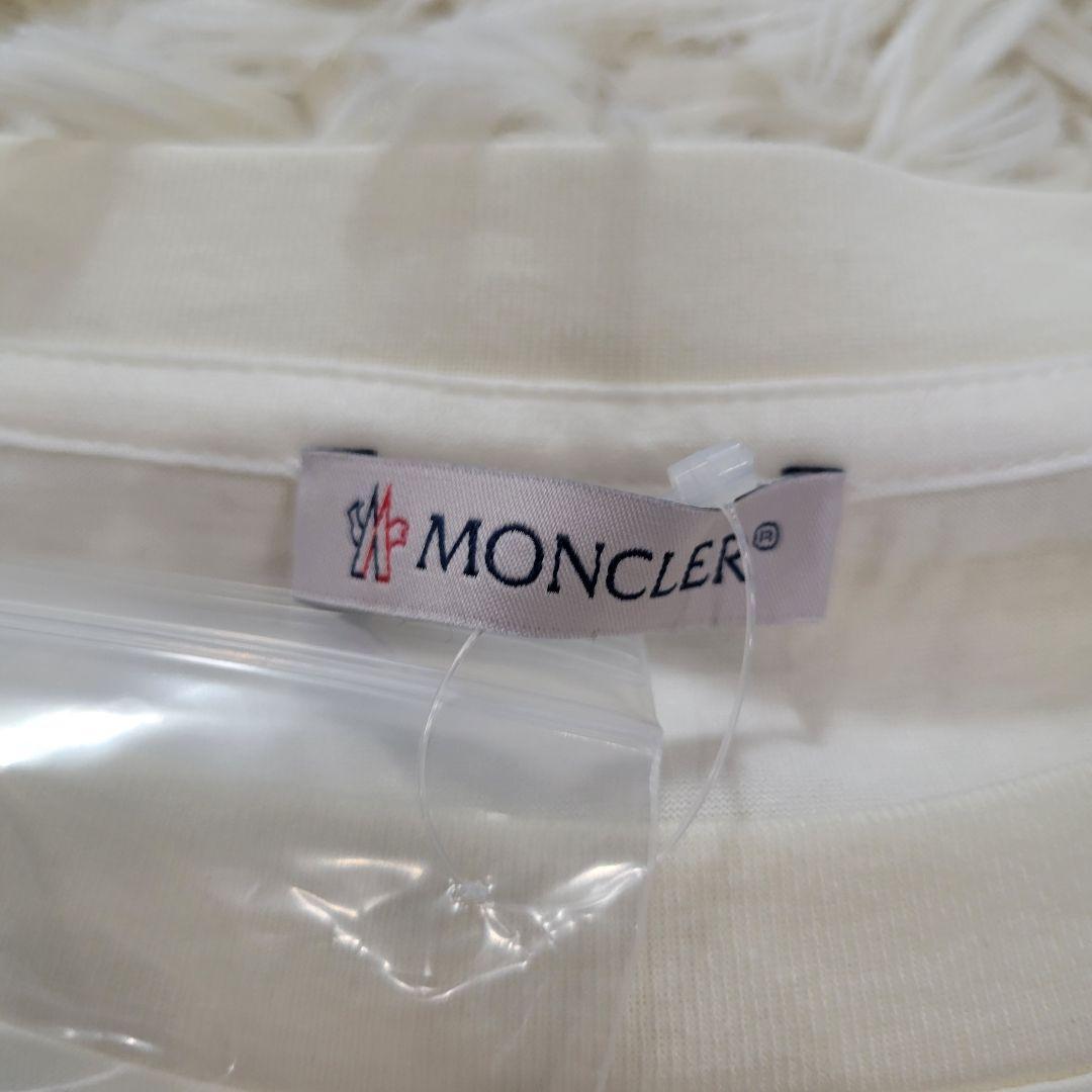 MONCLER　モンクレール　ホワイト　レース　ポケット　Tシャツ　半袖_画像2