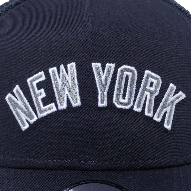 NEWERA ニューエラ 9FORTY ニューヨーク ヤンキース NY MLB メッシュ キャップ CAP 帽子 野球 ロゴ ユニセックス 紺 ネイビー 13515910_画像6