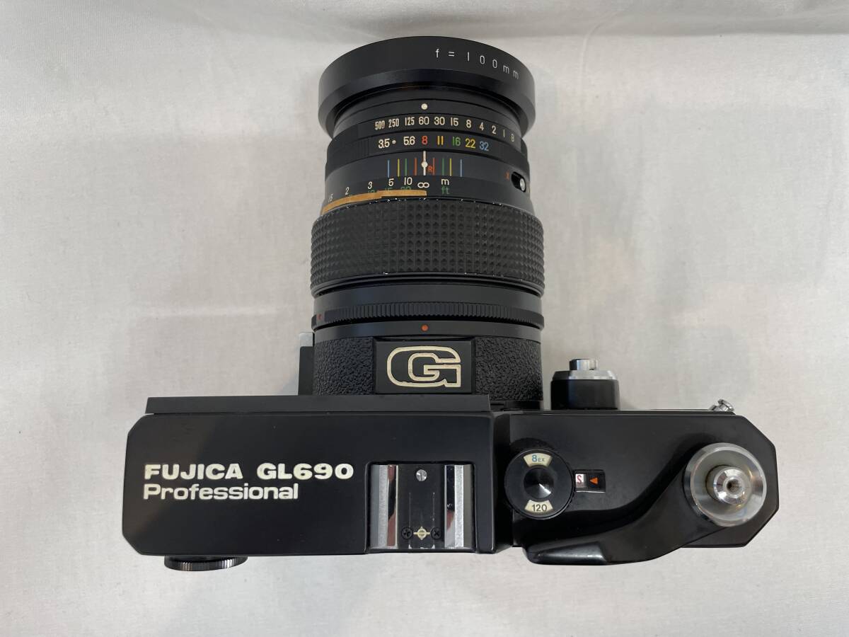 ★ ジャンク品 FUJICA フジカ GL690 Professional カメラボディ レンズ FUJINON 1:3.5/100 ★_画像6