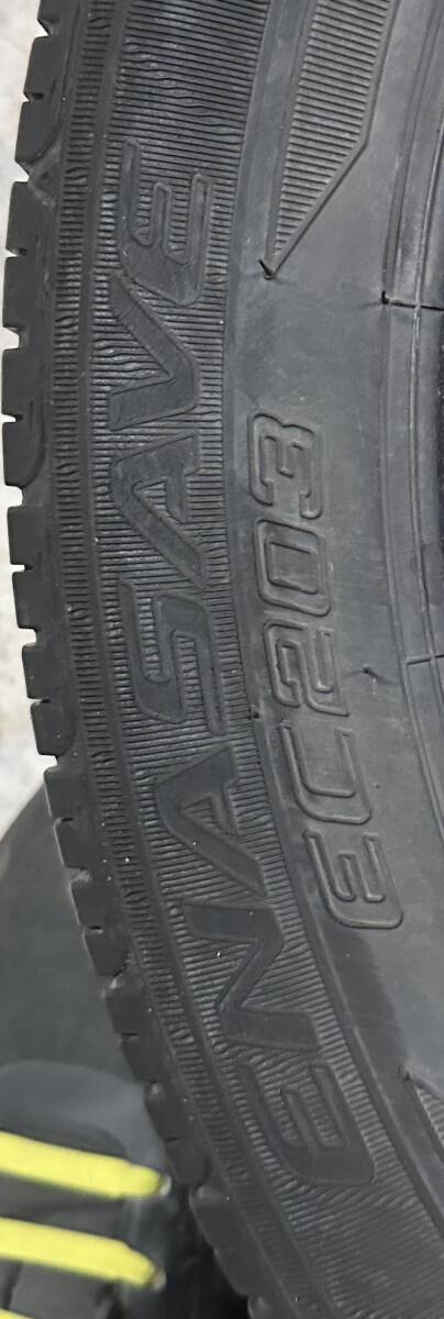 残4.5mm送料無料 ダンロップ EC203 155/65R14 2017年 4本セット エナセーブ ENASAVE