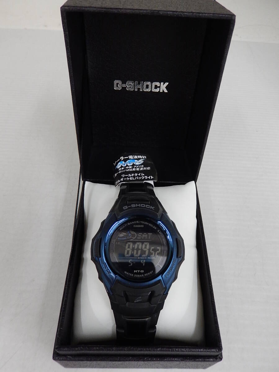 CASIO G-SHOCK MTG-M900BD-2JF 電波ソーラー 青ベゼルの画像1