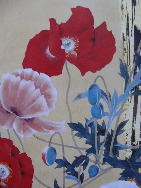 ヤフオク! 牧野 良美 ひなげし 希少画集画、状態良好、新品高級額