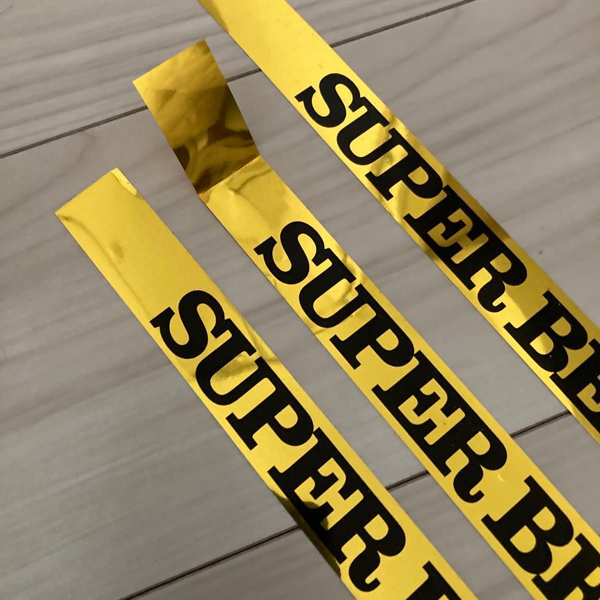 SUPER BEAVER 都会のラクダ TOUR  金テープ　銀テープ