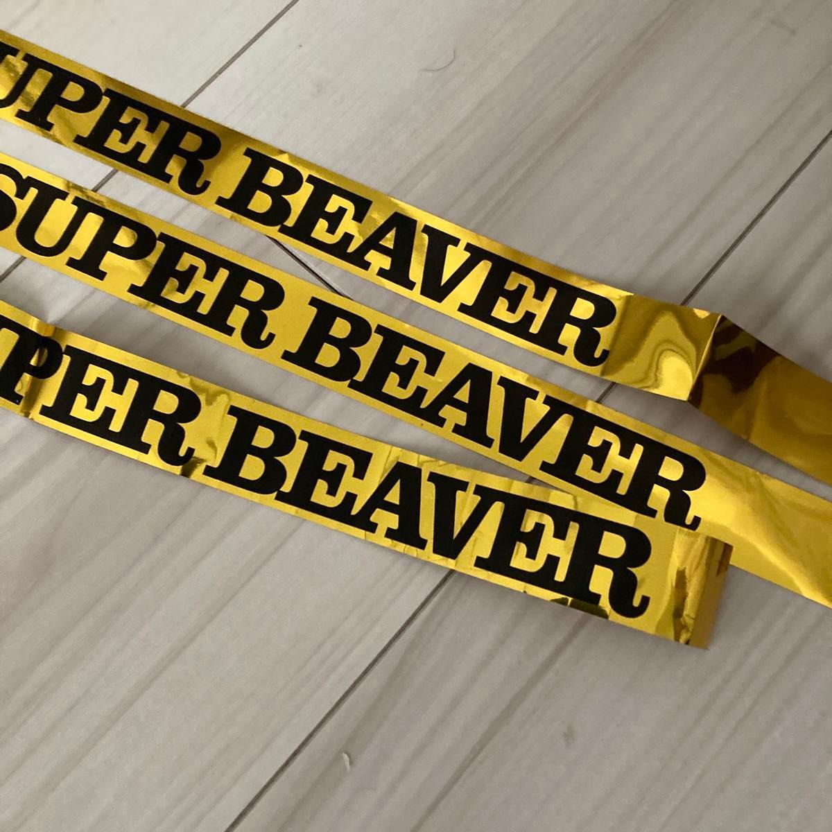 SUPER BEAVER 都会のラクダ TOUR  金テープ　銀テープ