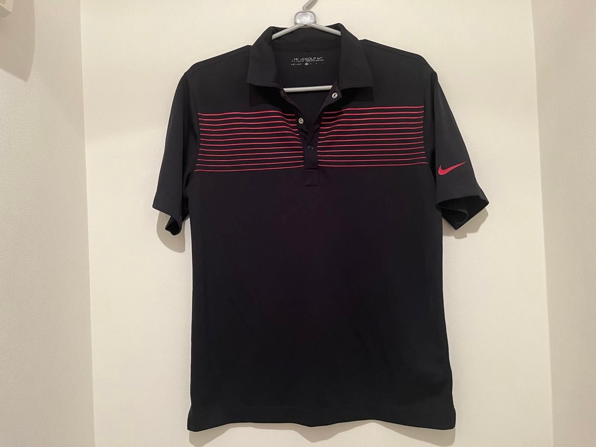 ナイキ ゴルフ 半袖 ポロシャツ（Mサイズ）ゴルフウェア　ブラック