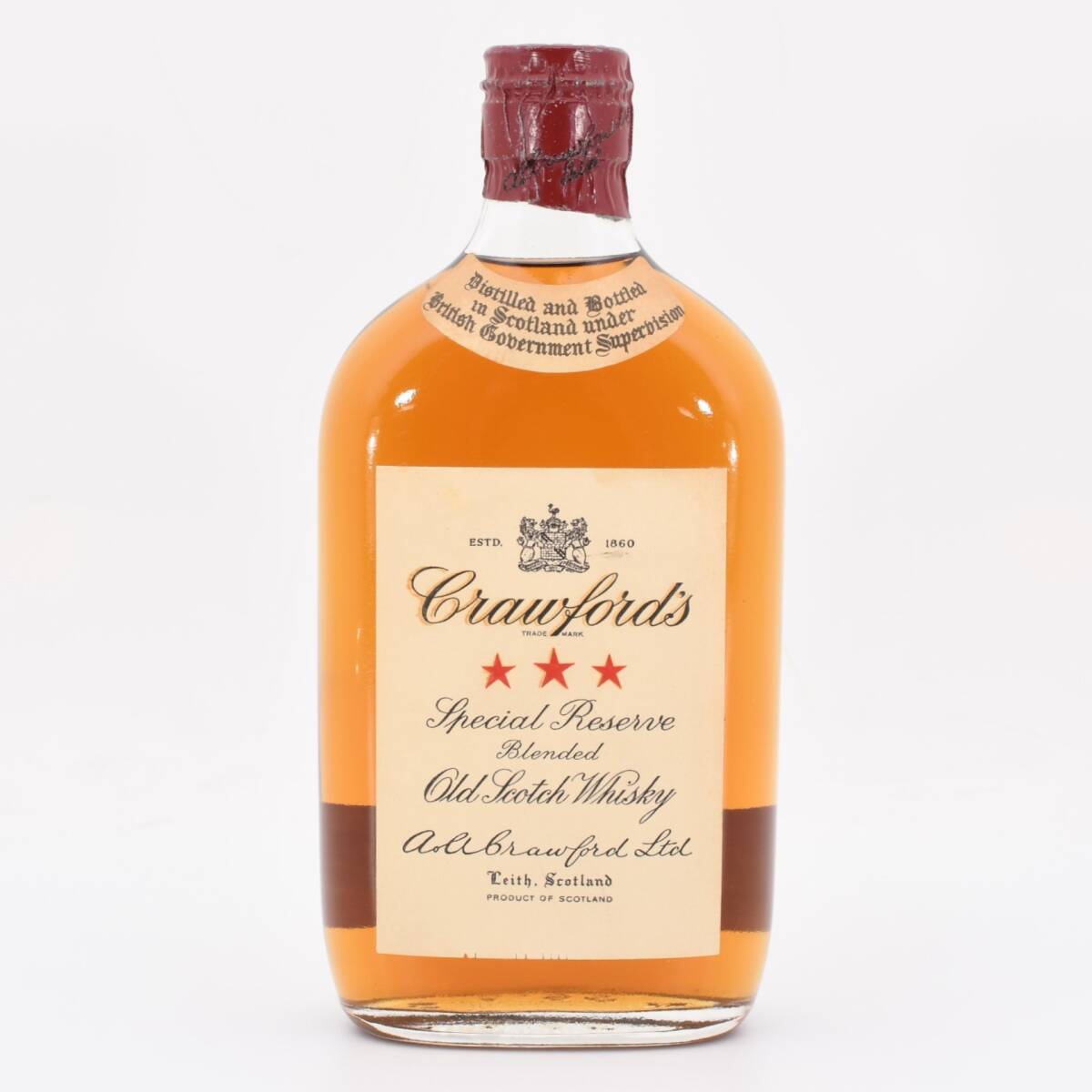 1円 未開栓 クロフォード スペシャルリザーブ スコッチウイスキー Crawford's Special Reserve Scotch Whisky 古酒 希少 #103の画像1