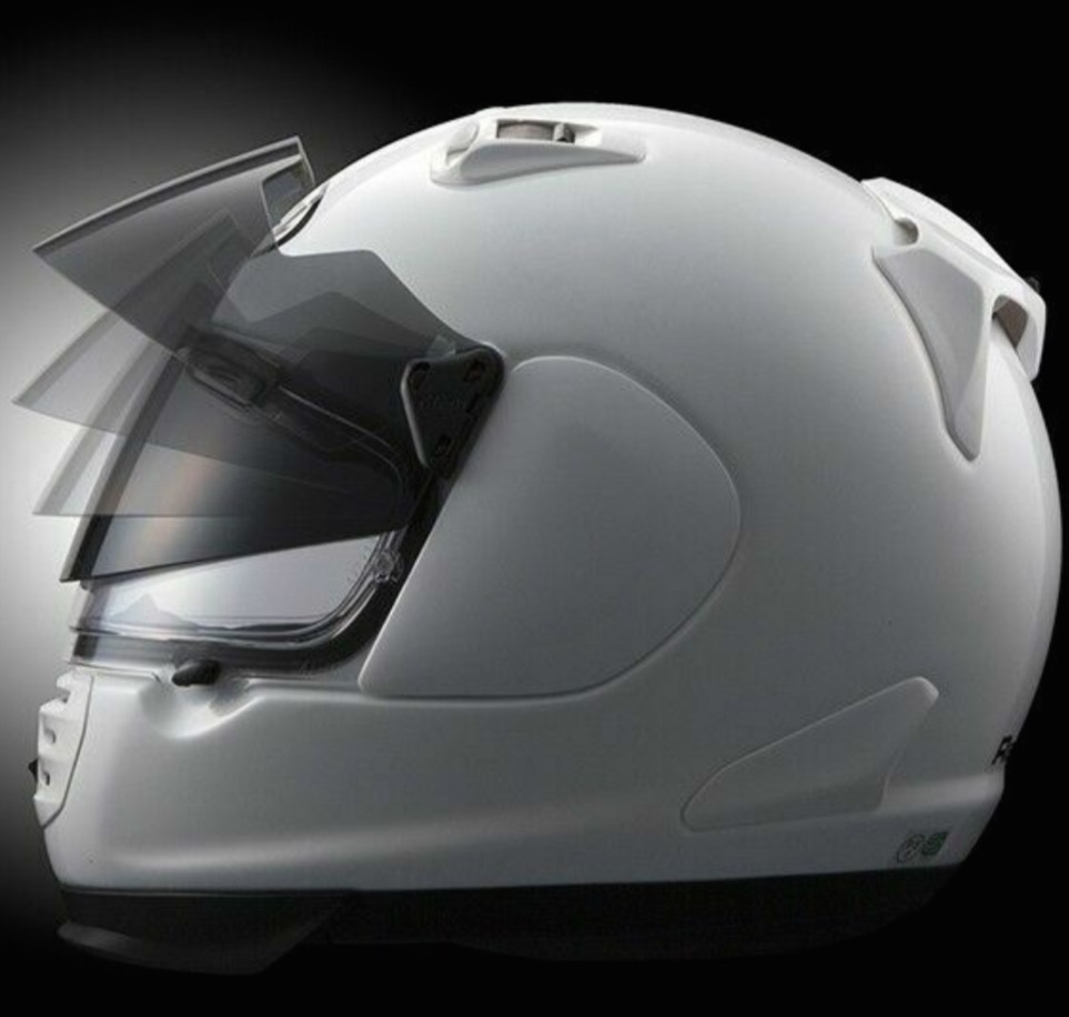 送料無料 美品 Arai プロシェード スモーク　アライ スーパーアドシス 1136 011136 プロシェードロングバイザー _画像6