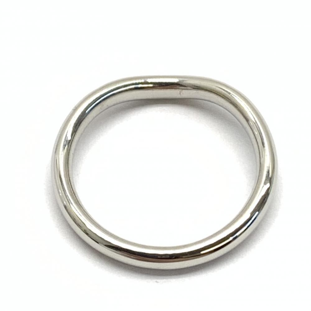 TIFFANY&Co. ティファニー カーブド バンドリング 指輪 アクセサリー Pt950 プラチナ ダイヤモンド 3.1ｇ 5号 管理RT37181_画像5