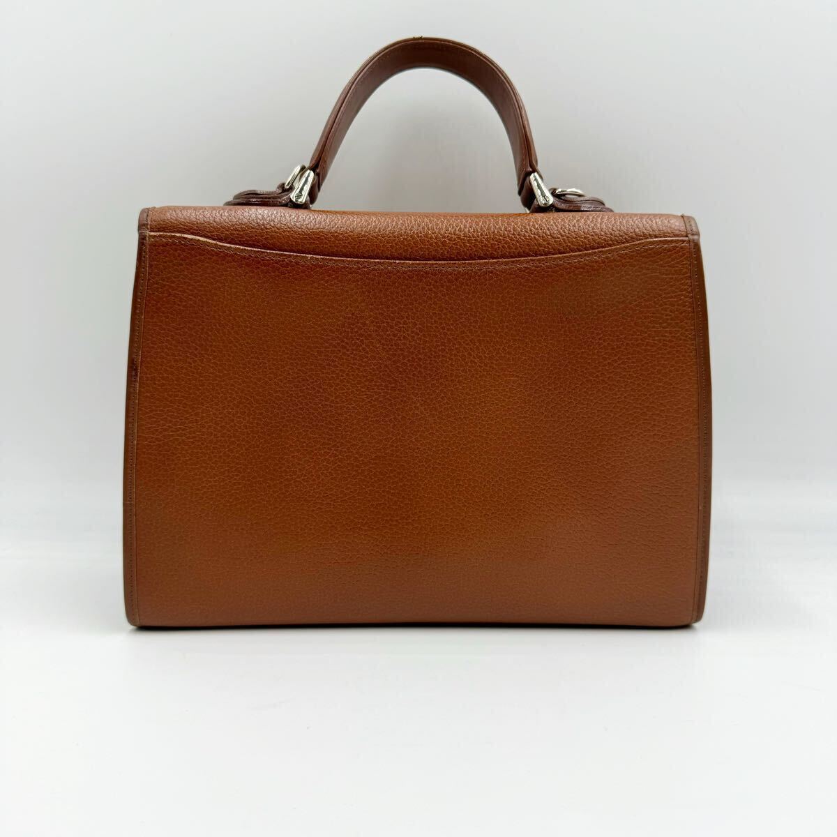 1 иен [ прекрасный товар ] Burberry Burberry сумка на плечо ручная сумочка noba проверка тень шланг 2way кожа Brown 