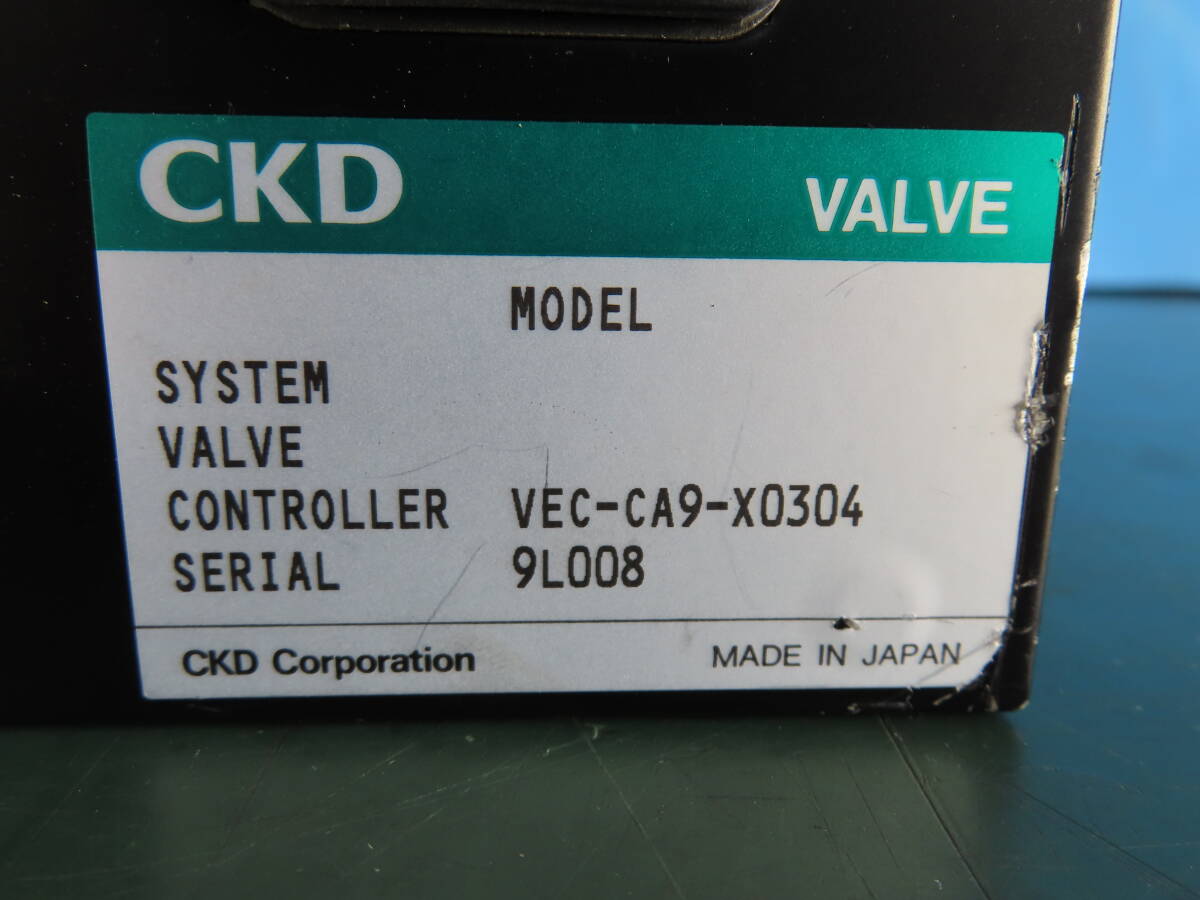 中古 圧力コントローラ CKD VALVE CONTROLLER VEC-CA9-X0304 通電確認済みの画像7