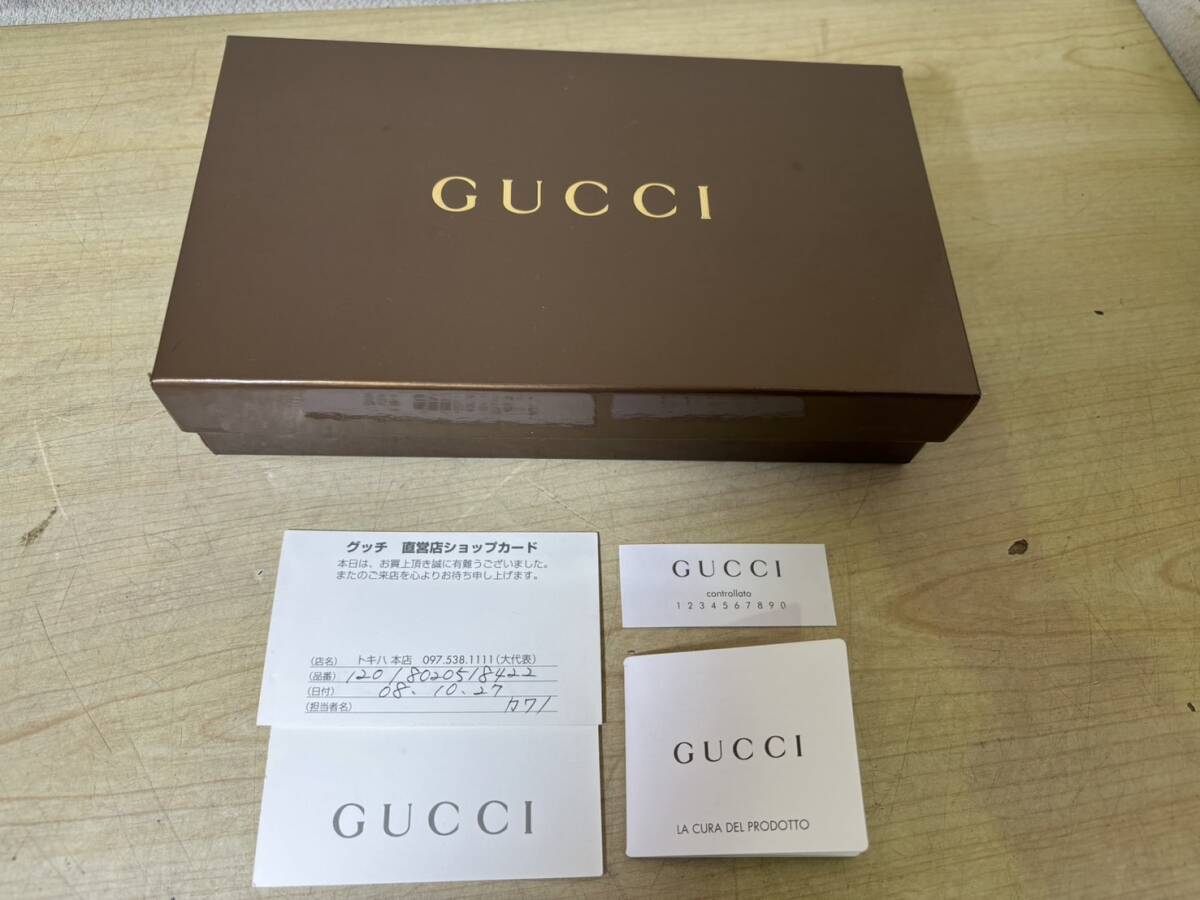 【未使用】 GUCCI グッチ　長財布　ブラック 黒 ★★ 2416a0007_画像9