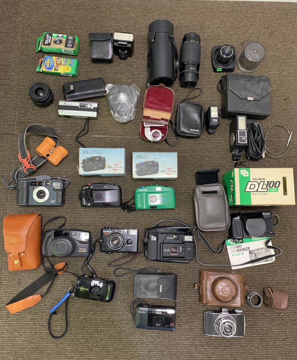 [ set sale ] camera relation camera body lens accessory etc. OLYMPUS FUJICA PENTAX Konica etc. 2420s0010