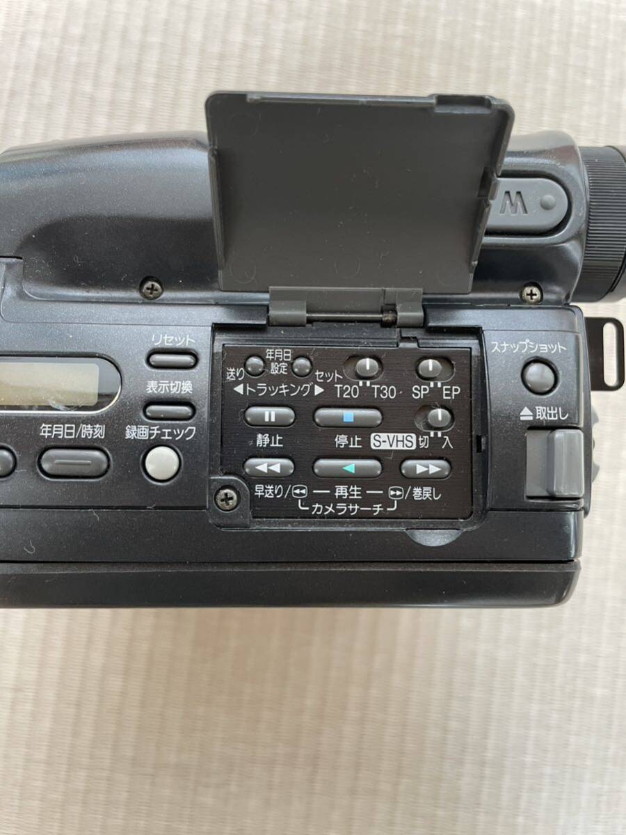 Panasonic s-vhsビデオカメラ　SINGLE HAND MOVIE NV-S1 ジャンク品_画像7