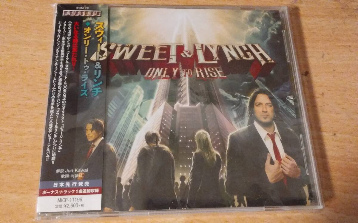 【Stryper、Dokken関連】SWEET & LYNCHの15年Only to Rise国内帯付きCD。_画像1