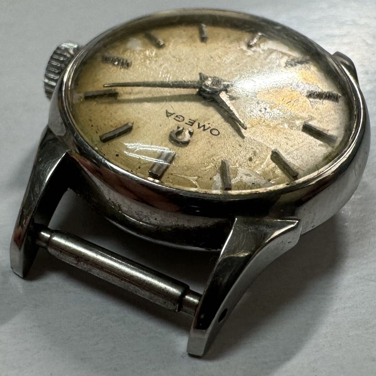 OMEGA  Omega  2510 35 Cal.244  с ручным заводом  женский   наручные часы   нержавеющая сталь ремень 　 ковер   ширина 10mm vintage 148-1