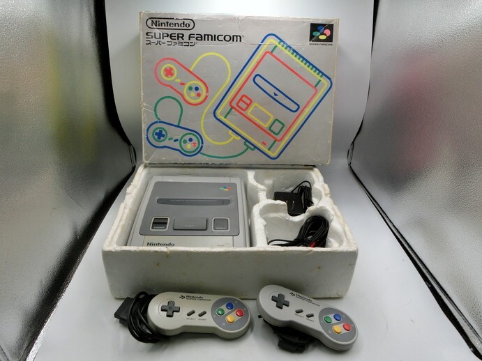 [HW95-26][140 size ] not yet inspection goods / Nintendo Super Famicom body * soft together set / nintendo / game 