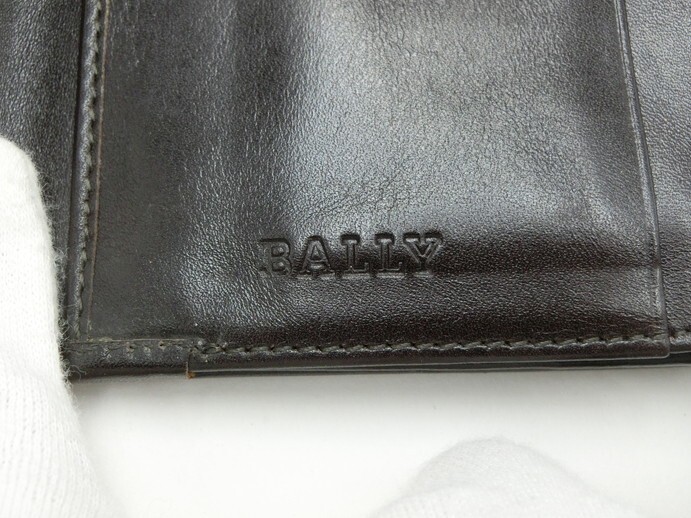 【FS0-34】【60サイズ】▲BALLY バリー レザー 長財布 がま口 ウォレット/小銭入れ カード入れ お札入れ/※傷汚れ 色落ち 型崩れ有_画像5