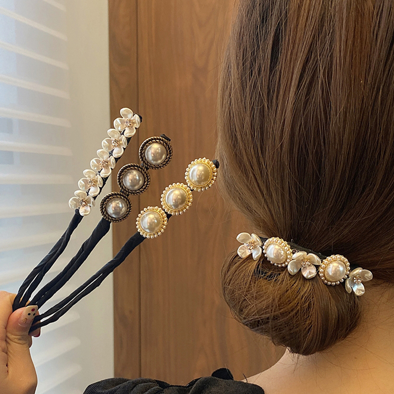 2点セット バレッタ ヘアクリップ 2個売りヘアピン 女性のヘアクリップ花のつぼみのヘアクリップ_画像7