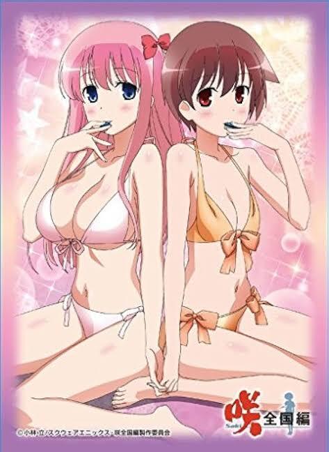 きゃらスリーブ イベント限定 咲-Saki- 全国編 咲&和 65枚 67×92mm