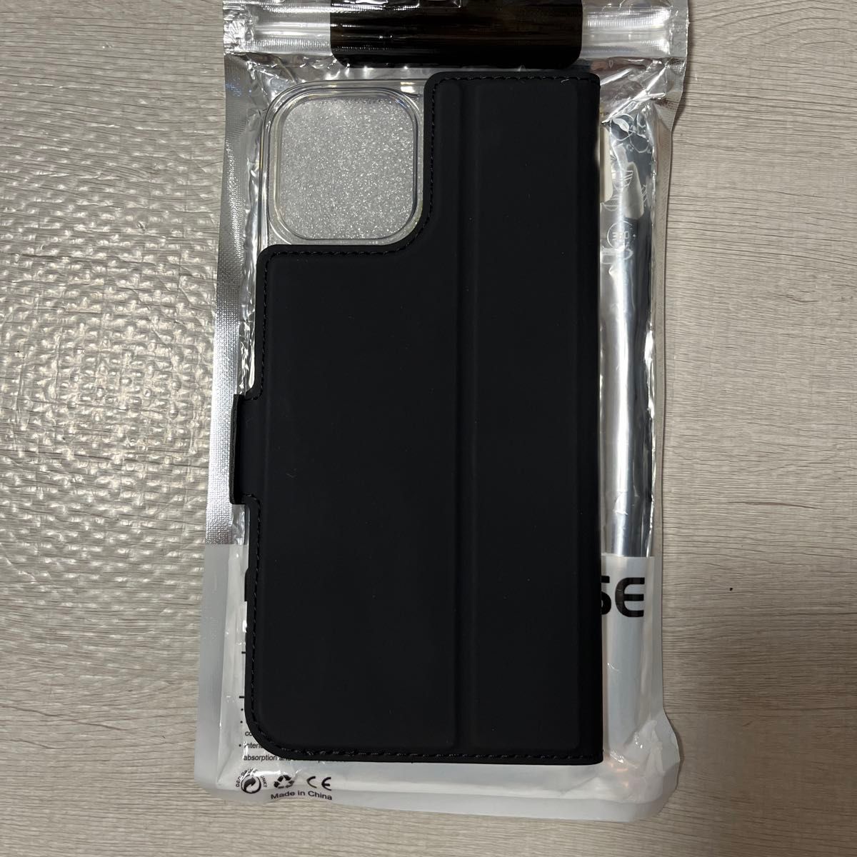 iPhone 12 Pro Max 6.7 ケース カバー 手帳型 ブラック