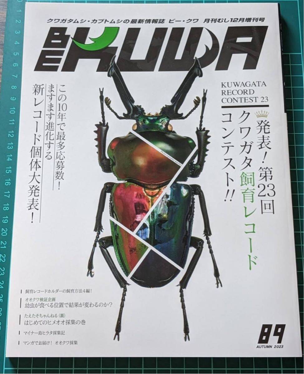  stag beetle * rhinoceros beetle. newest information magazine Be *kwa monthly .. increase . number BEKUWA 89