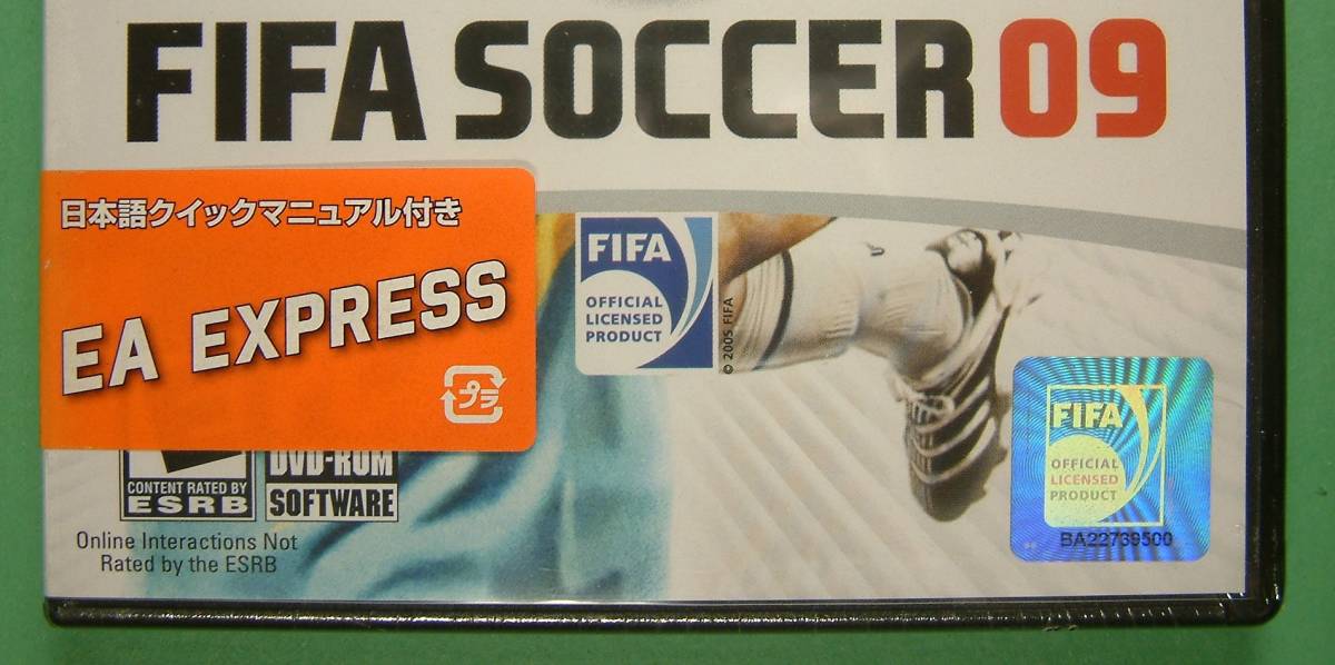 【4007】エレクトロニック・アーツ FIFA SOCCER09 英語版 未開封 フィファ サッカー FIFA公式ライセンス EA Express フットボール football_画像3